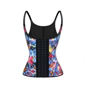 Roses Vest Latex Waist Trainer - 9-Steel Boned